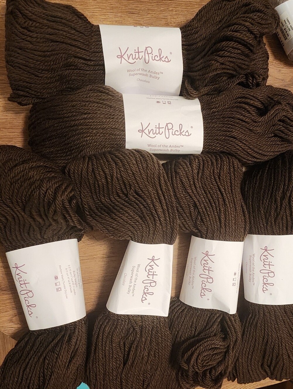 BNWT Lot Of 6 Knit Picks Bulky Yarn